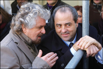 “Vai avanti Di Pietro!” e “vai avanti Grillo!” 