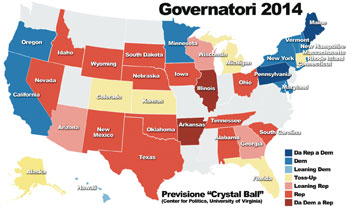Usa 2014, la guerra   dei governatori 