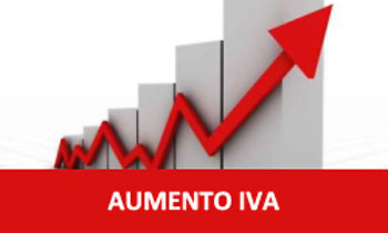Da martedi' scatta l'aumento dell'Iva