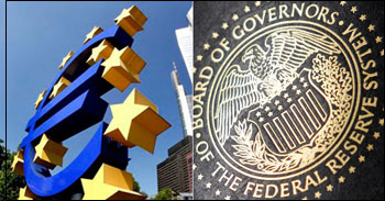 Fed e Bce corrono in direzioni opposte