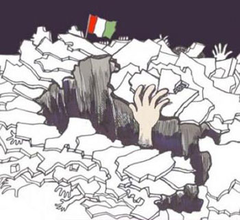 L’Italia colpita e affondata