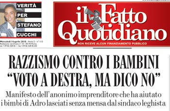 Favia spacca la redazione del Fatto 