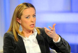 Meloni: «Il Pdl difenda il bipolarismo» 