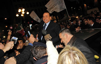 Berlusconi, scherzo di primavera 
