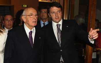 Napolitano scettico Renzi guascone 