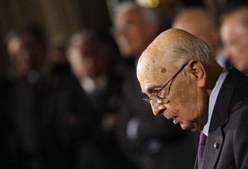 Parabola di Napolitano   e... l’“Italian dream” 