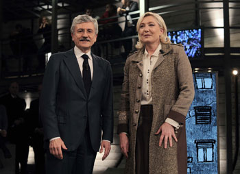 Che show la Le Pen in prima serata! 