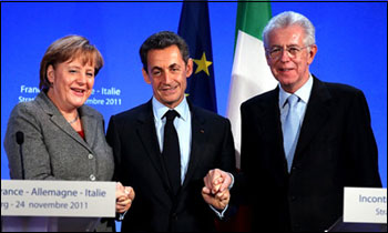 Sarkozy-Merkel-Napolitano: rispondere delle politiche sbagliate 
