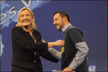 Matteo Salvini volga lo sguardo alla Francia 