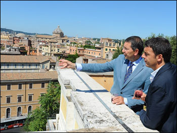 Lo vedi, ecco Marino... 