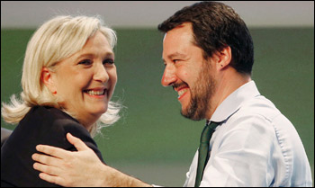 L’attrazione Le Pen,  contraddizioni Salvini 