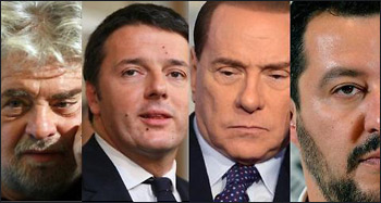 Renzi, Grillo, Salvini  e il Cav, tutti populisti? 