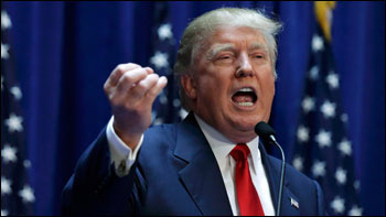 Donald Trump:   al lupo! al lupo! 