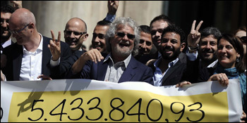 Riduzione stipendi  e partitocrazia M5S 