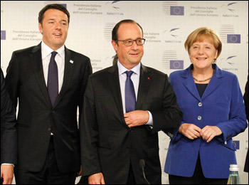 Perché la Merkel frena e gli altri due no 