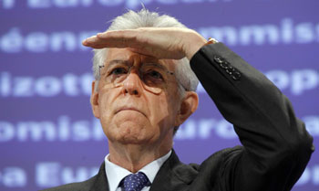 Larghe intese lacerate tempesta a gennaio 