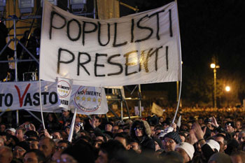 La truppa grillina sbarca a Roma 