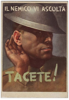(e adesso) Tacete, il nemico vi ascolta! 
