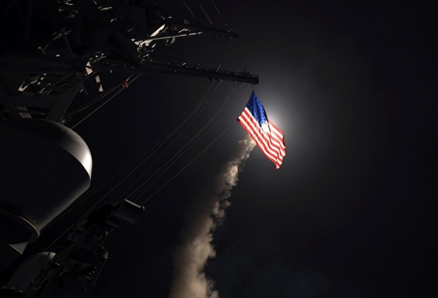I missili di Trump lanciati sulla Siria