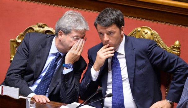 Sondaggio Ixè, fiducia: cresce Gentiloni, cala Renzi