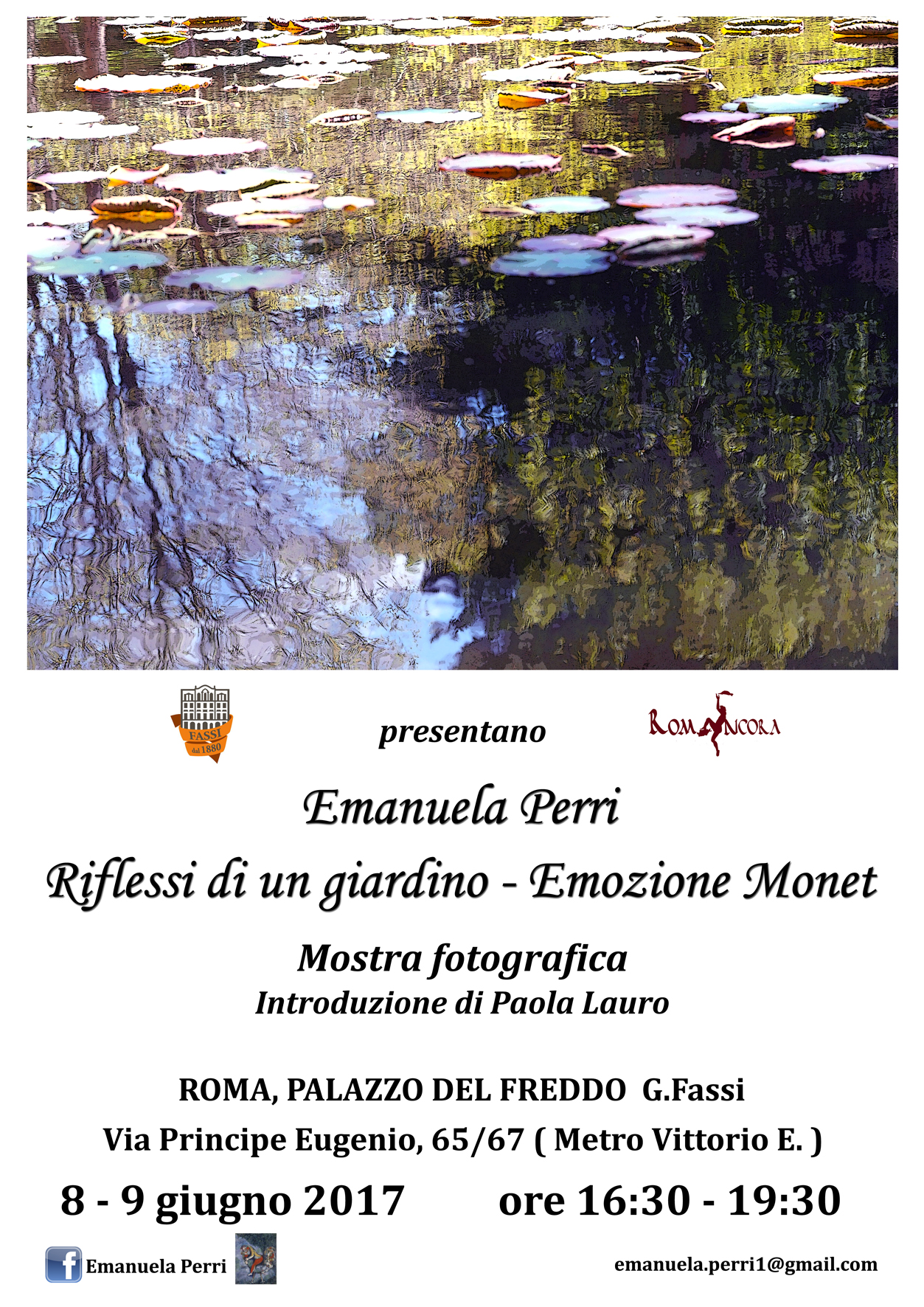 “Riflessi di un giardino – Emozione Monet” al Palazzo del Freddo