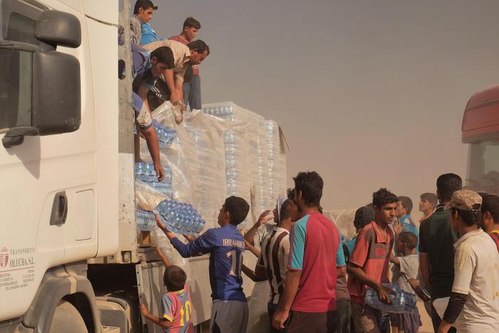 Centinaia di profughi intossicati dal cibo in Iraq