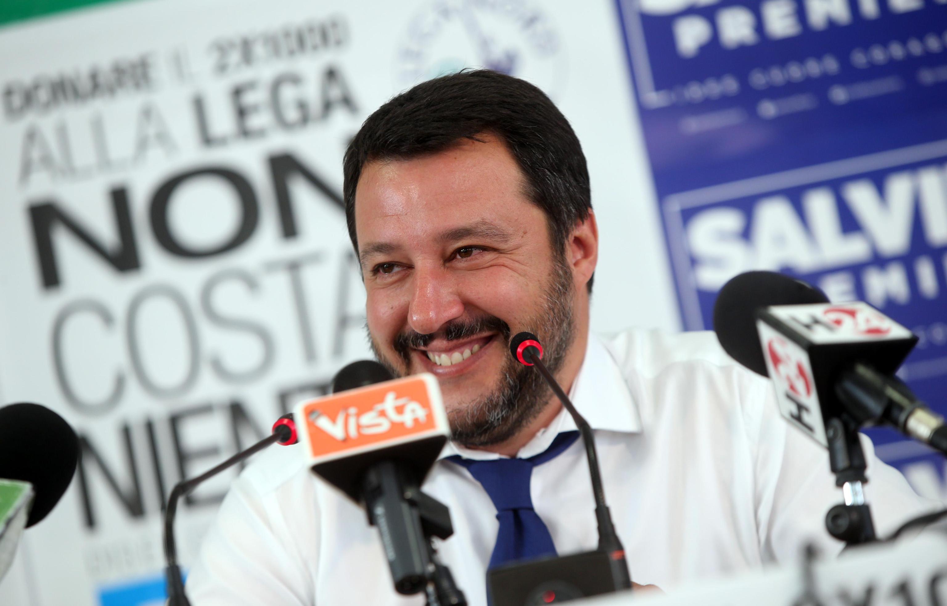 Matteo Salvini ribadisce la sua linea solitaria