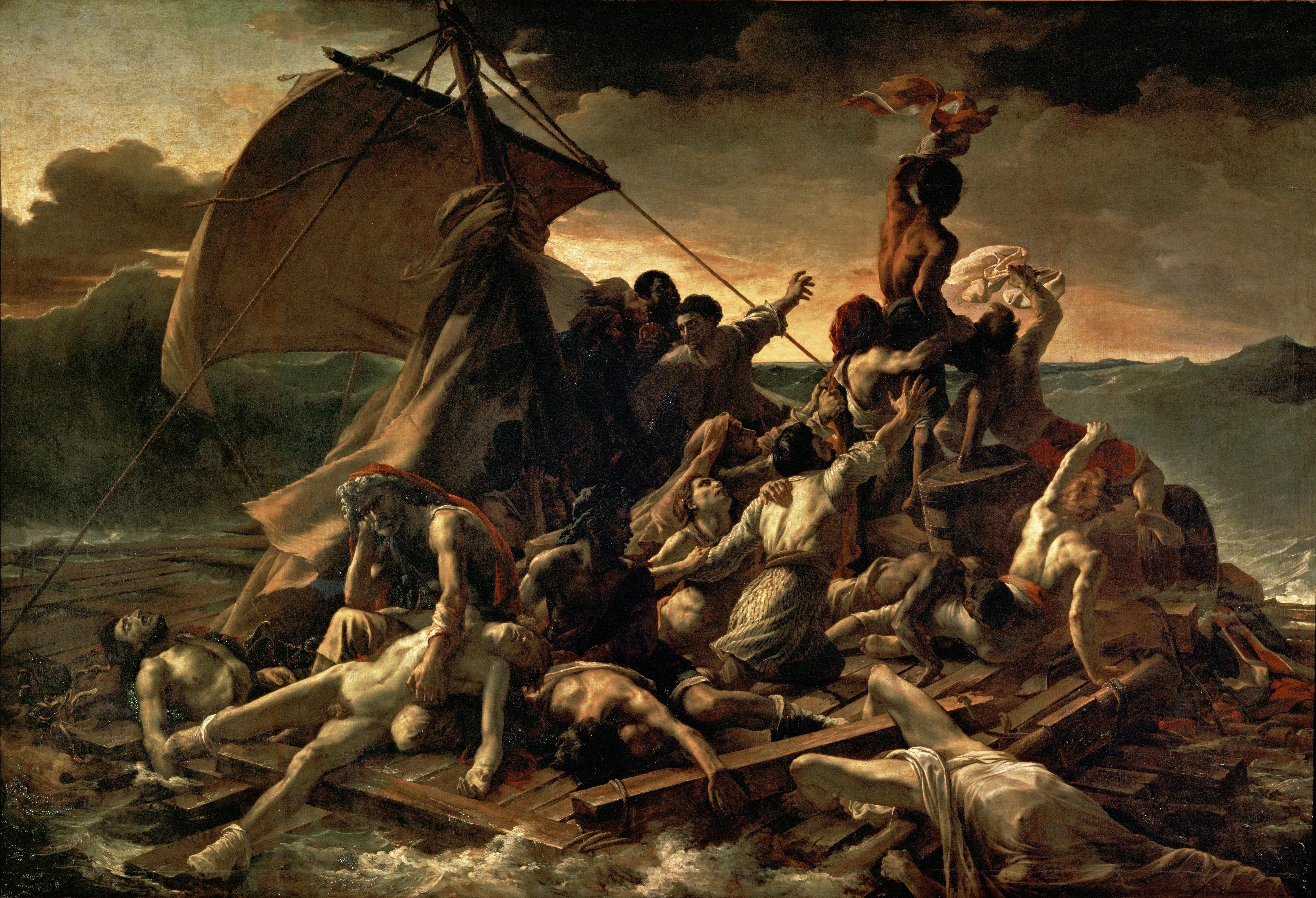 La peste e la Zattera di Géricault