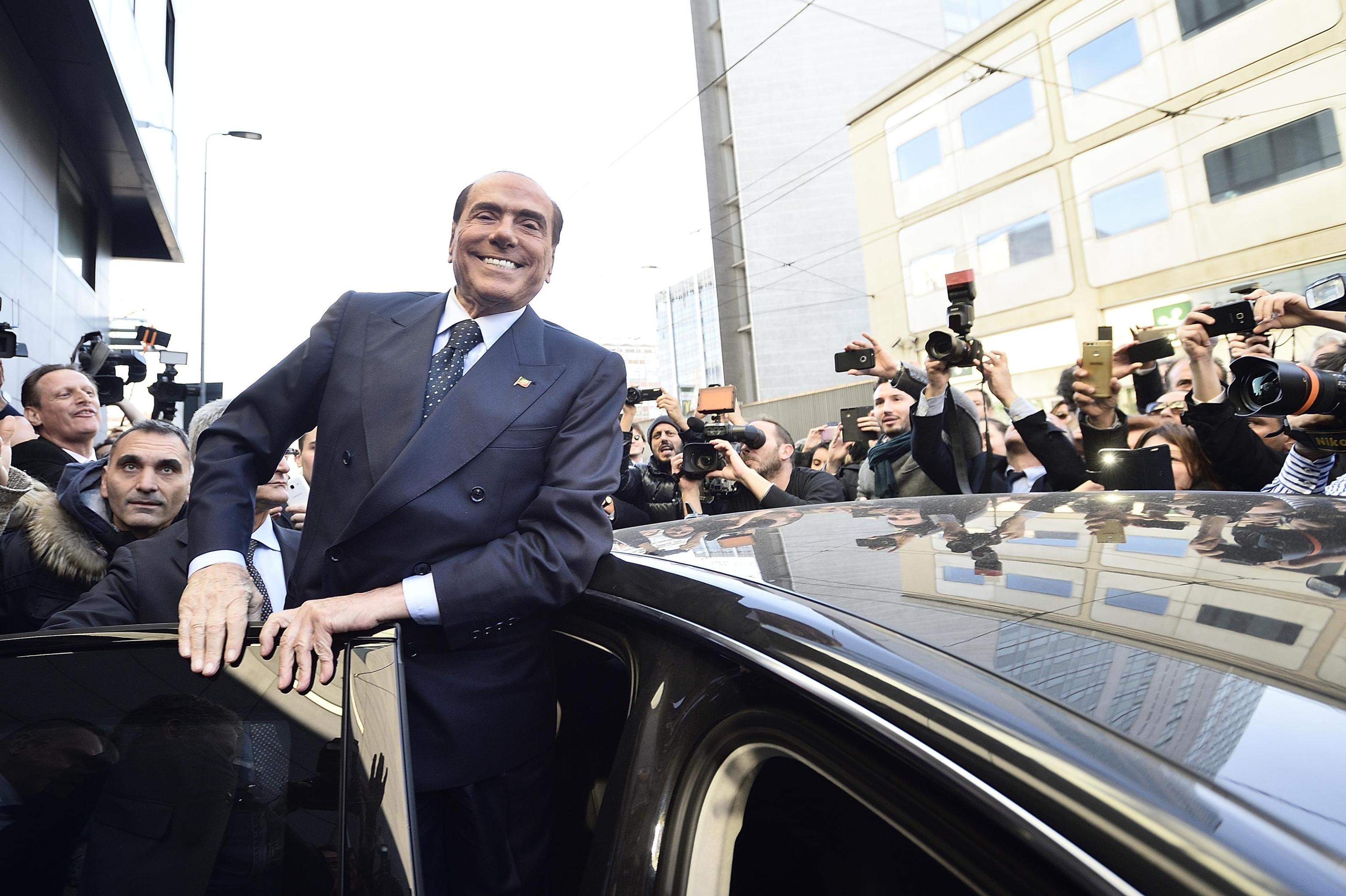 Milano, Berlusconi è tornato