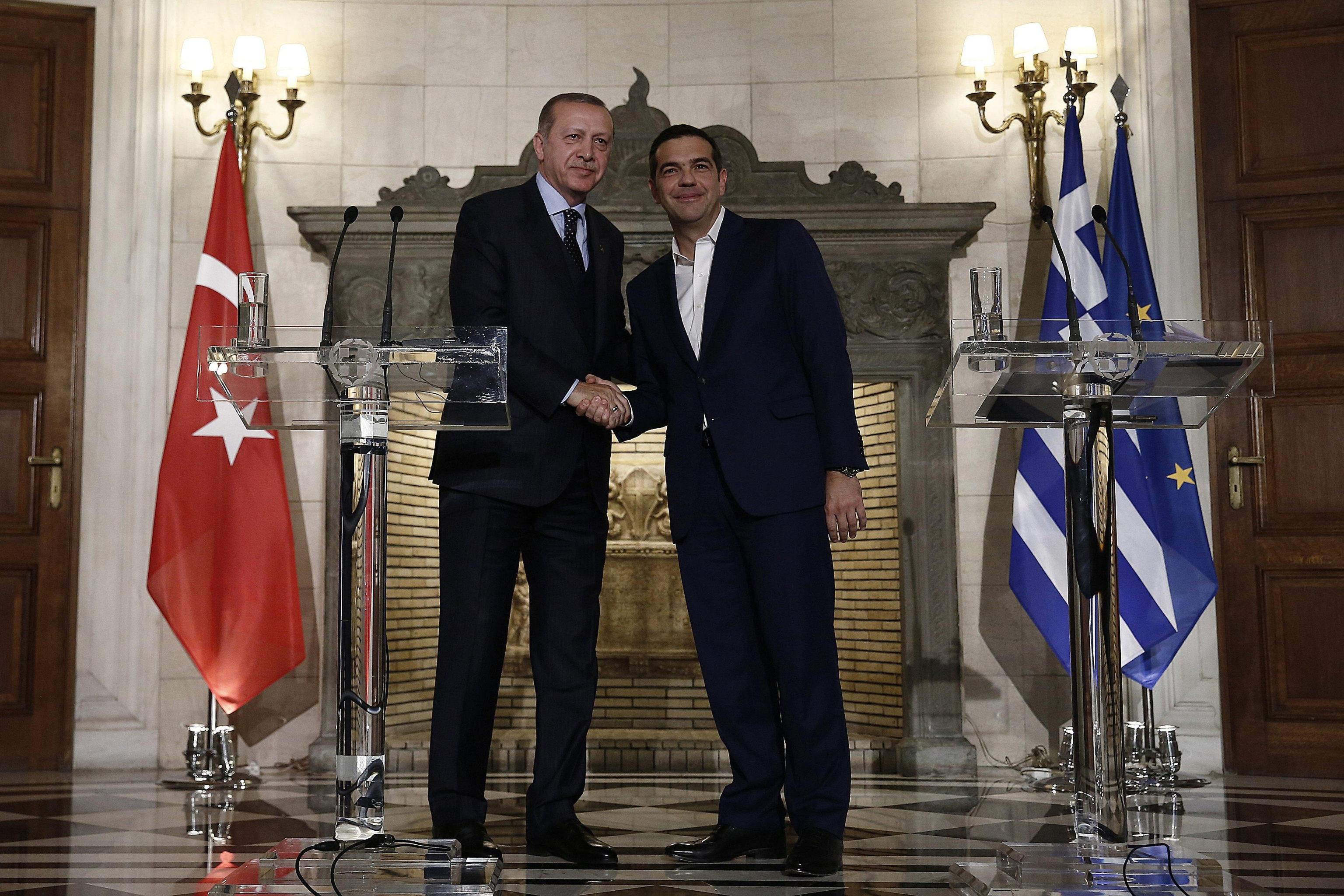 Erdoğan in Grecia