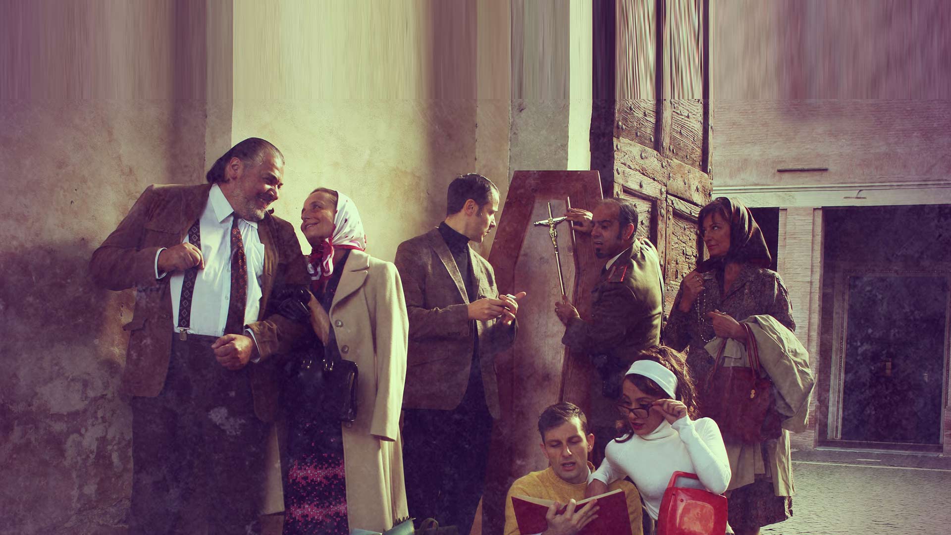 “Spallata” teatrale