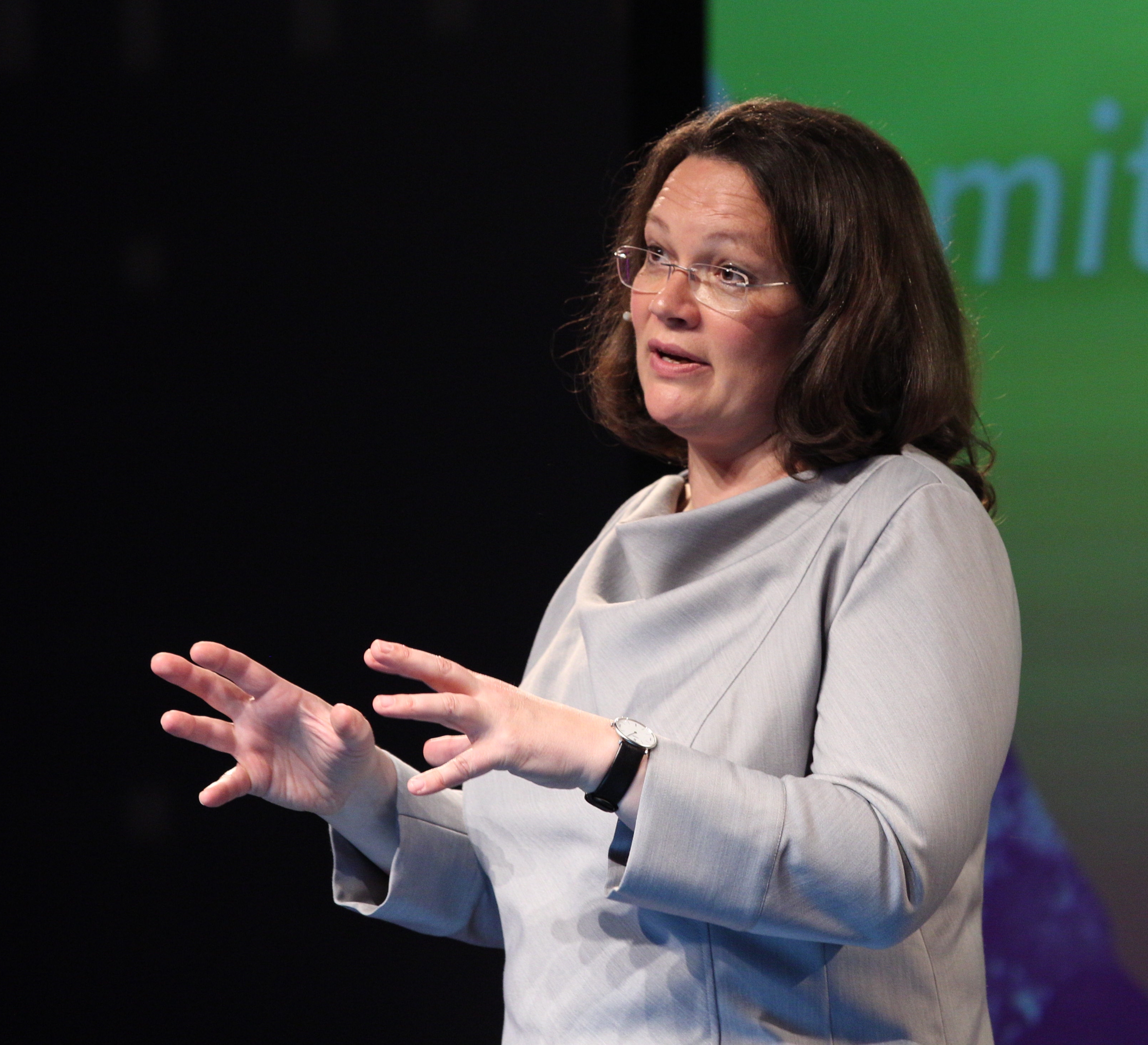 Per Nahles, l’Spd non ha alternative alla Grosse Koalition