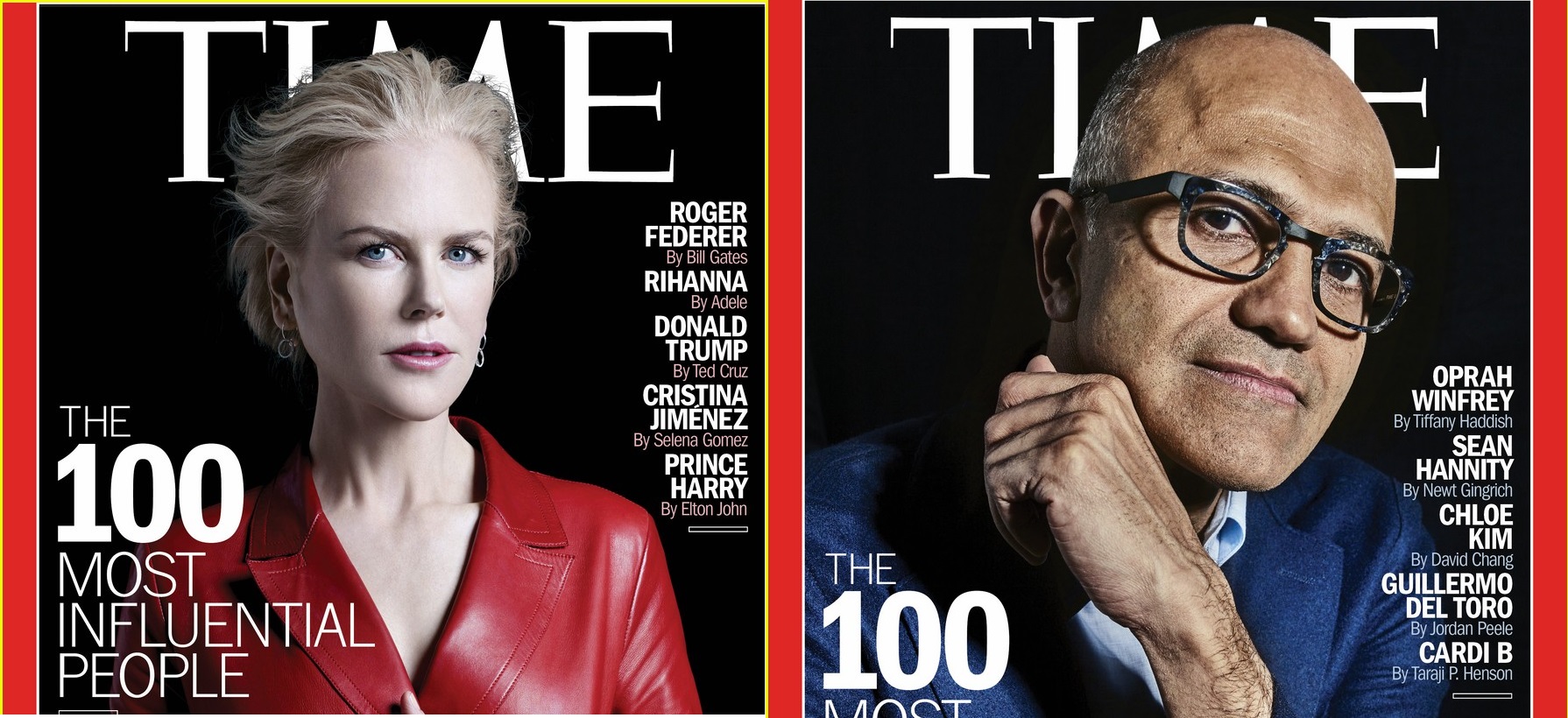 Time, i cento nomi più influenti dell’anno