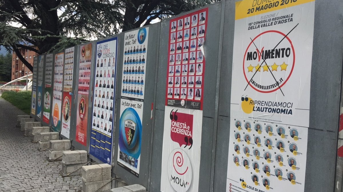 Valle d’Aosta, cresce Lega e frena M5S