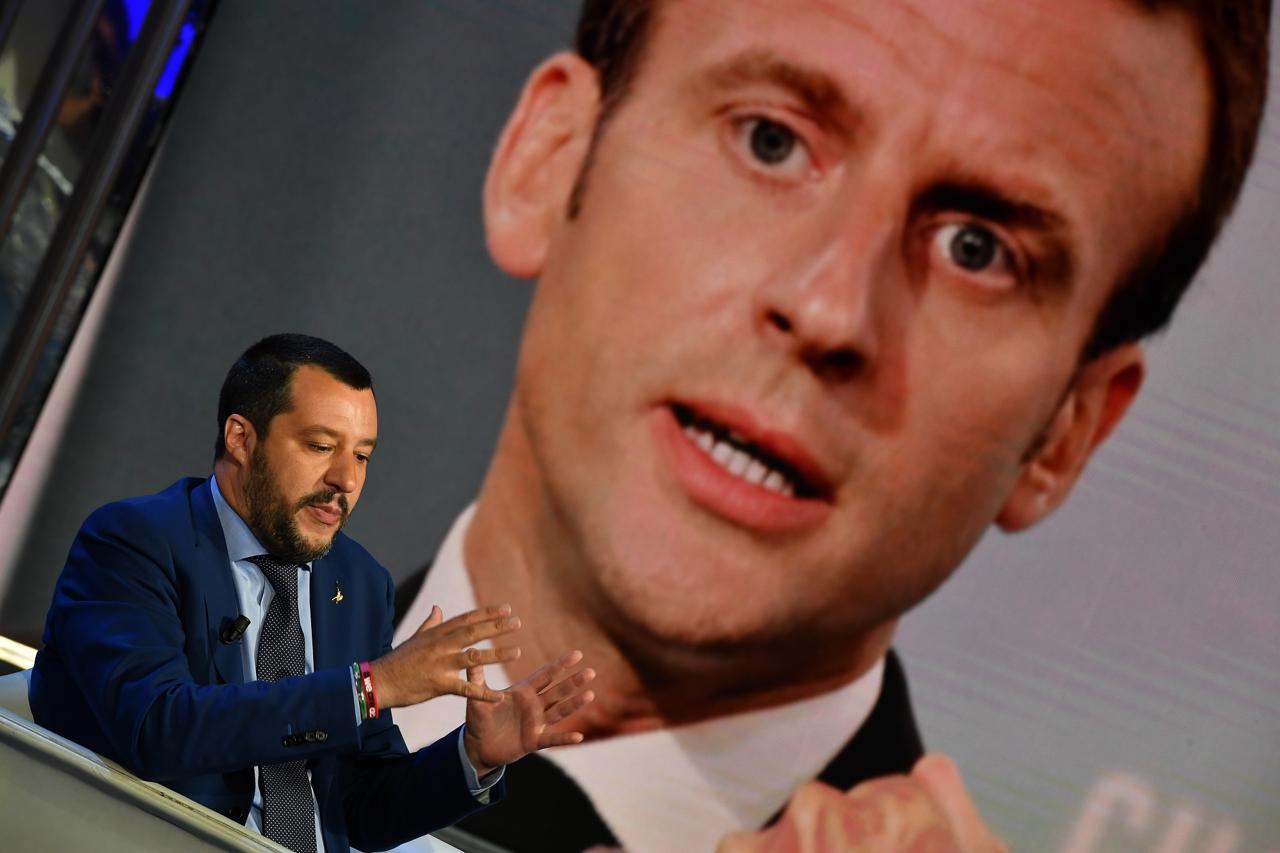 Salvini vs Macron: si fa sul serio