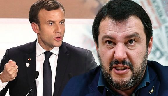 Parole e numeri: continua lo scontro Salvini-Macron