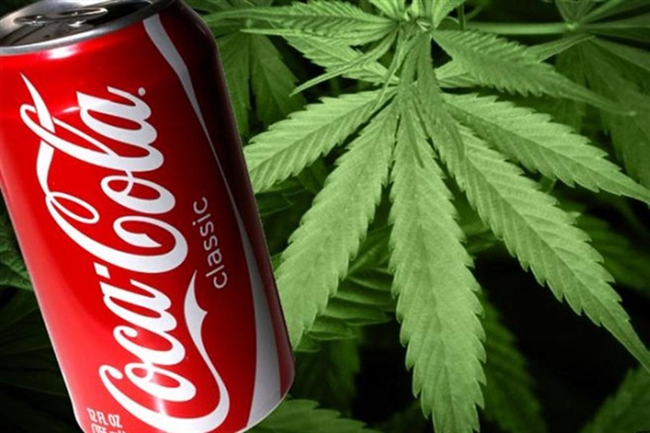 La Coca-Cola studia un nuovo drink alla marijuana