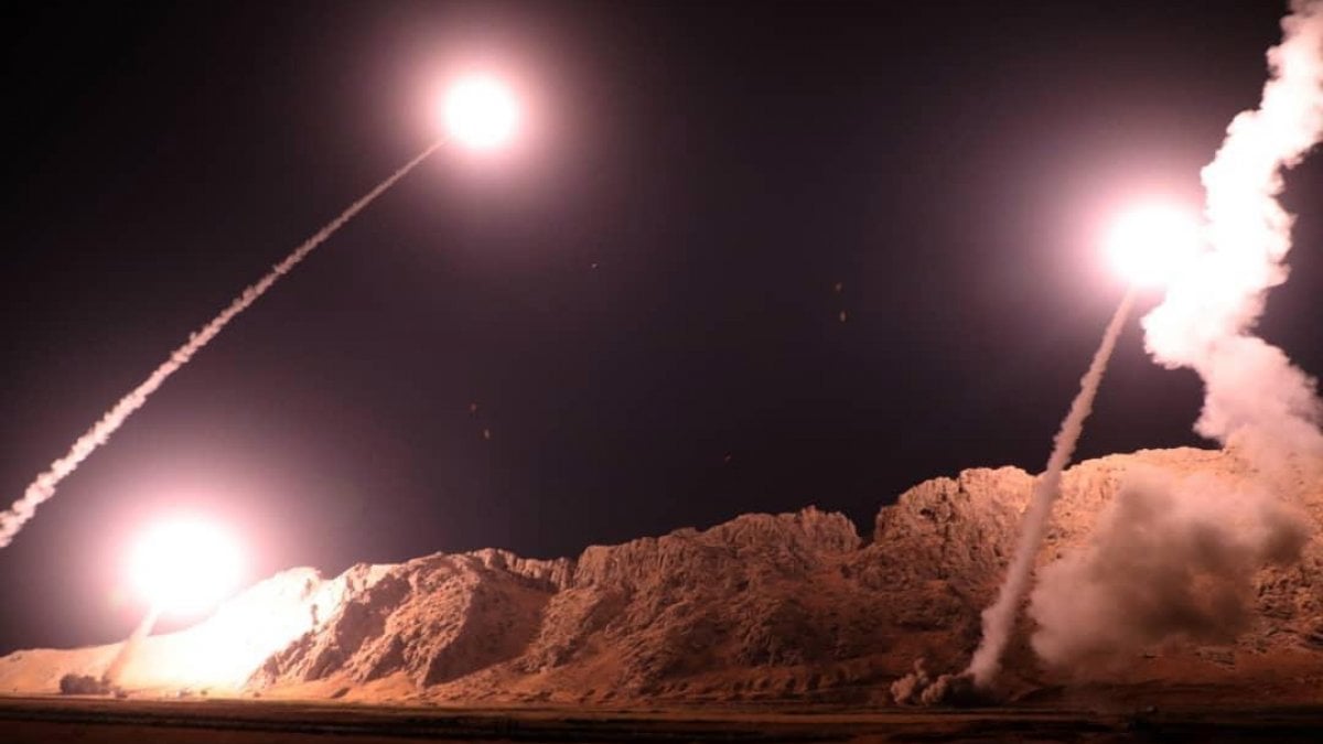 La Siria colpita dai missili di Teheran
