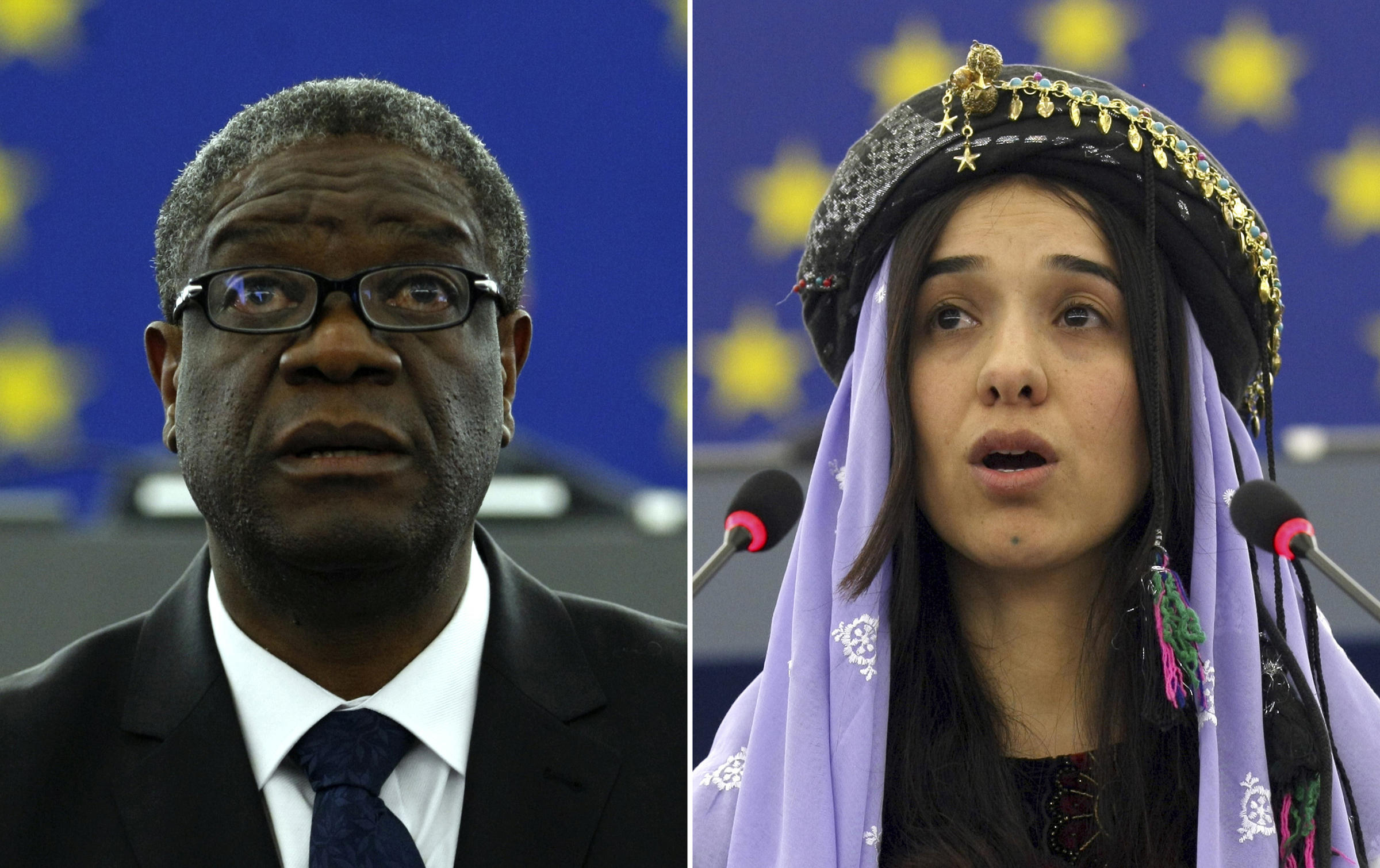 Mukwege e Murad insigniti del Premio Nobel per la Pace