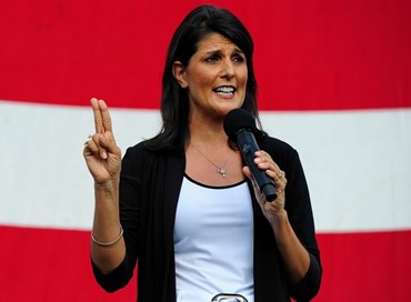 Usa, si dimette l’ambasciatrice Onu Nikki Haley