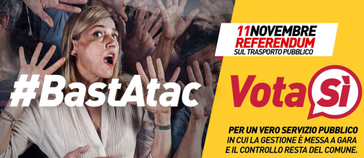 Atac: domenica 11 referendum a Roma