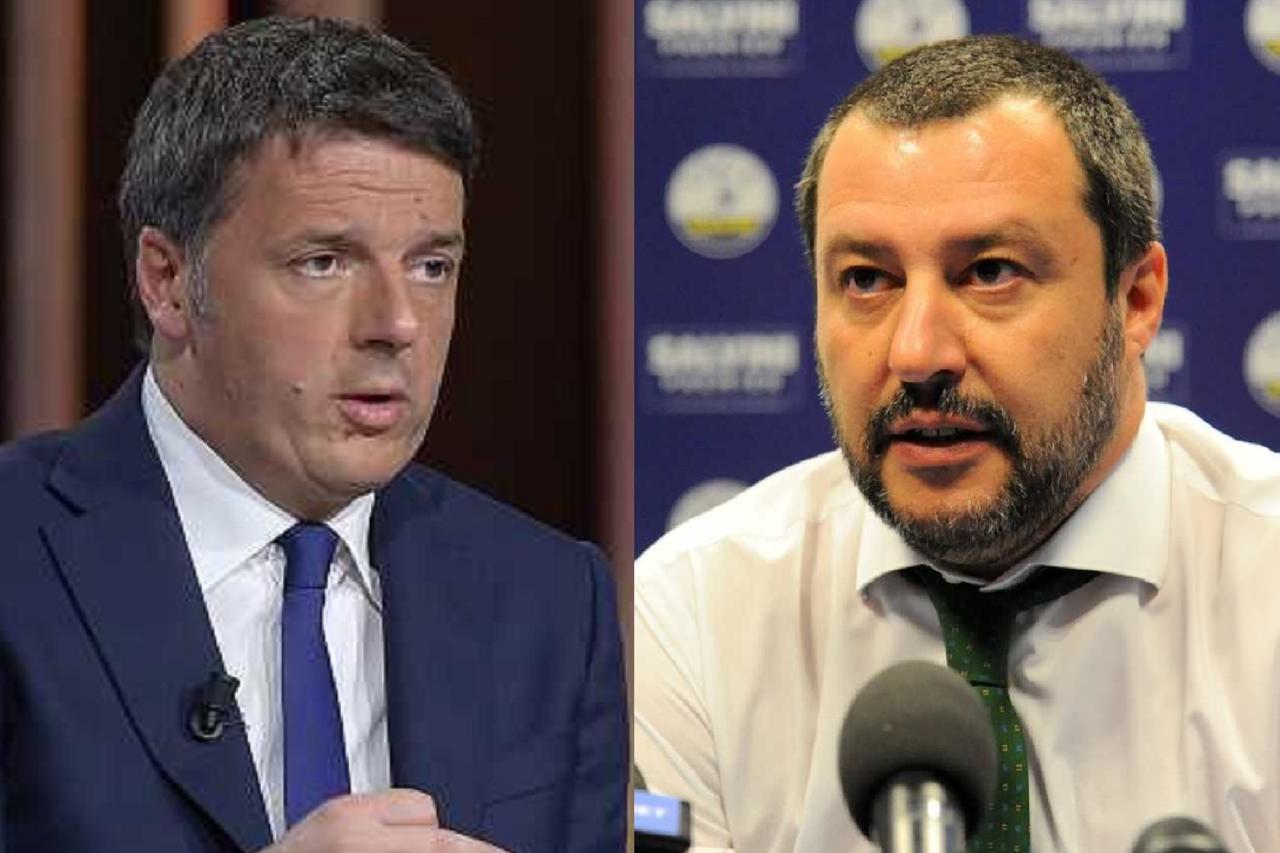 Scontro Salvini-Renzi sul salvataggio di Carige