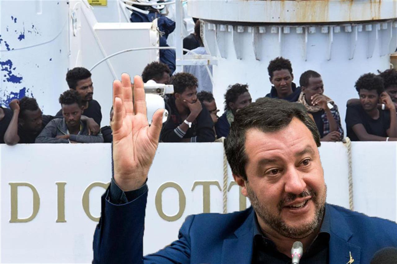 Diciotti, 41 migranti chiedono i danni a Salvini e Conte