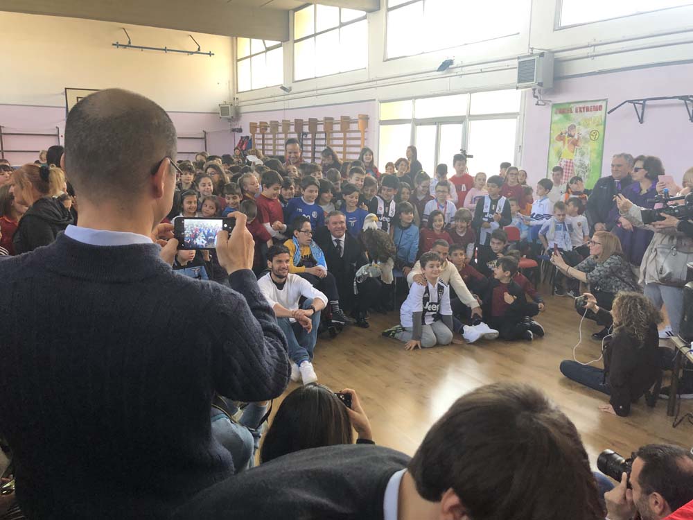 “La Lazio nelle scuole” contro il bullismo