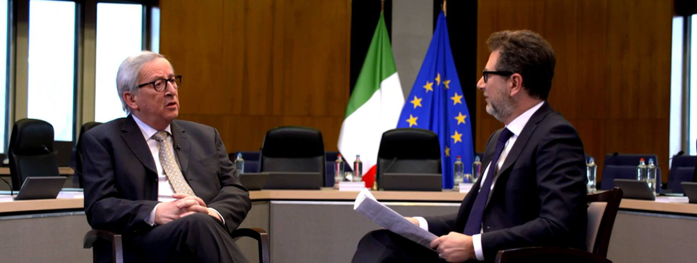 Juncker: “Crescita zero problema per l’Italia”