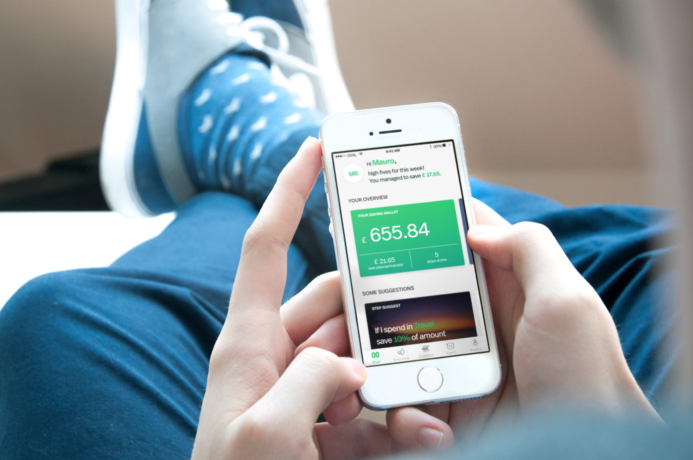 “Oval”, il risparmio a portata di app