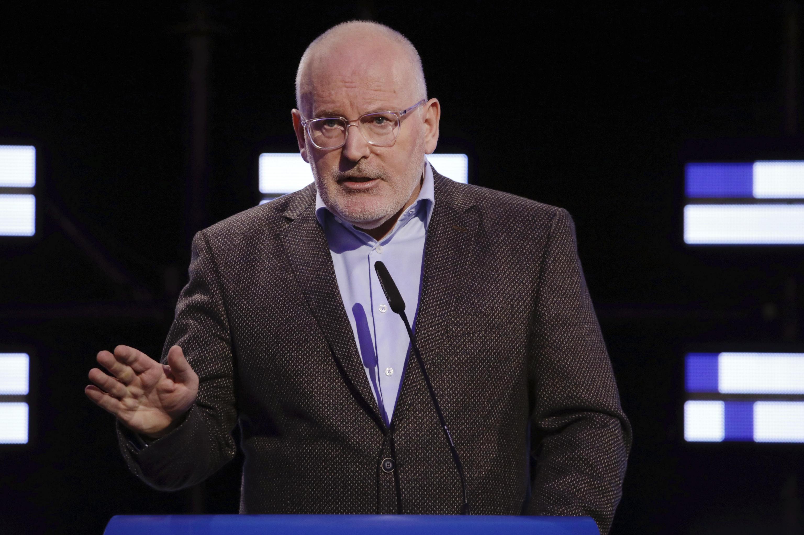 Presidenza Ue, sospeso lo scontro sulla candidatura di Timmermans