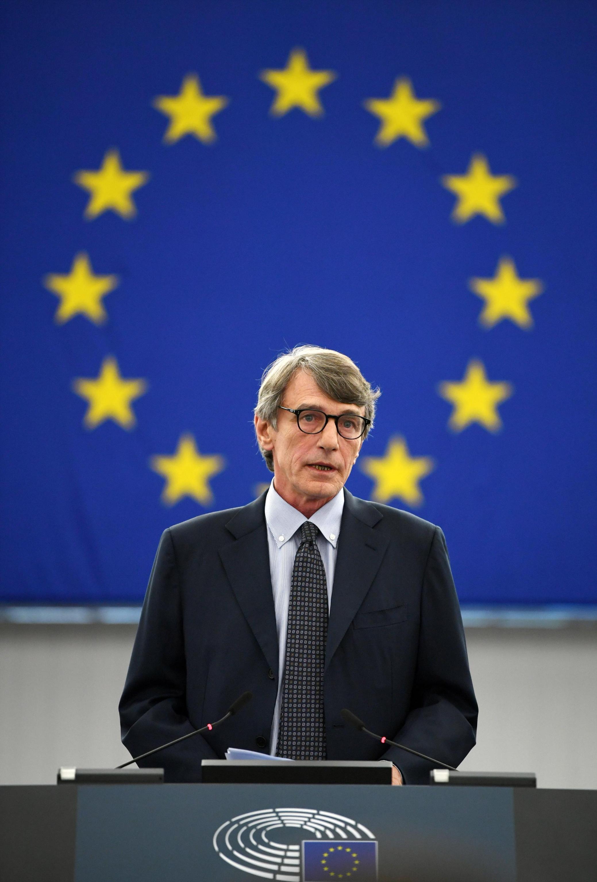 Parlamento Ue, David Sassoli eletto presidente