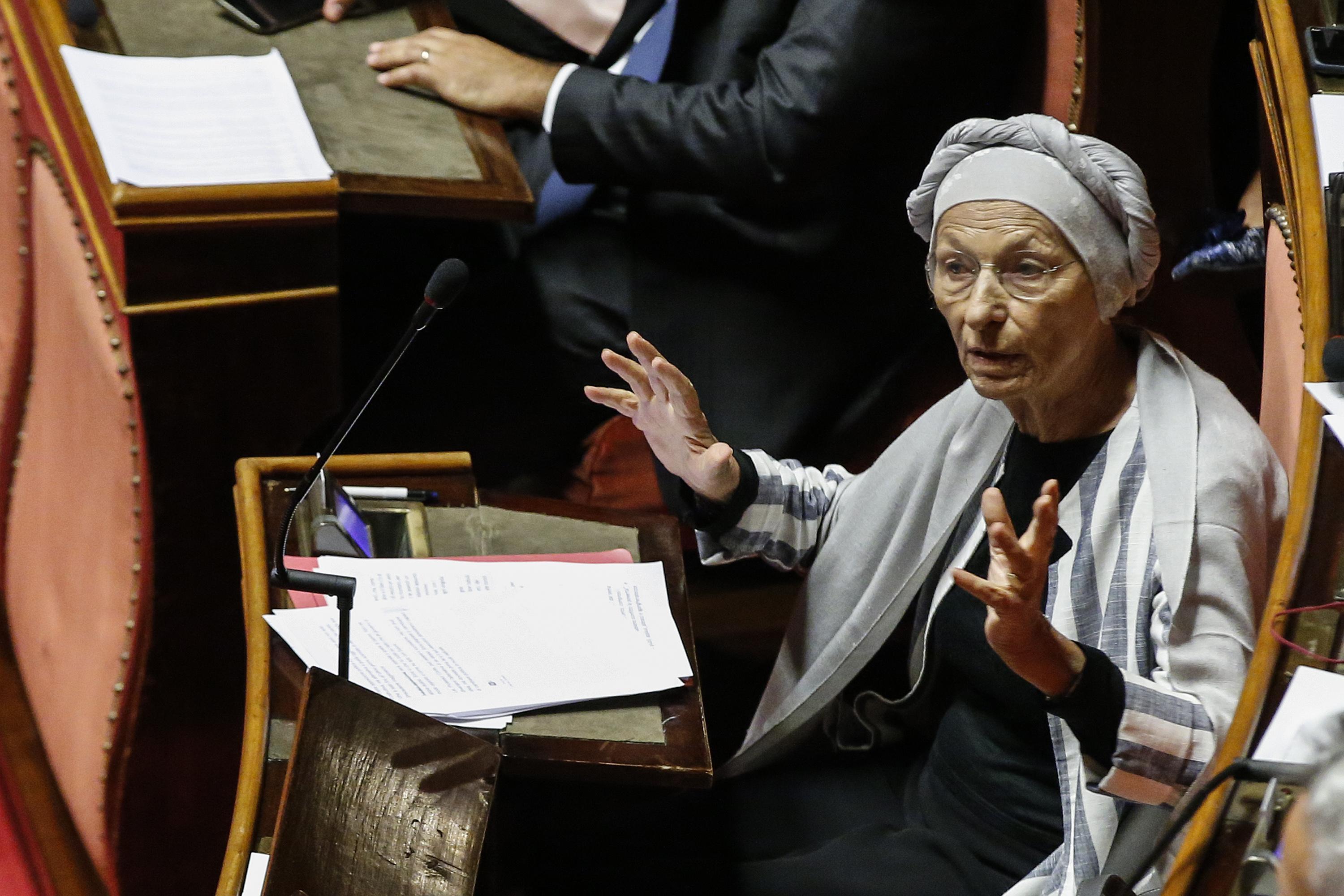 Lezione della Bonino a Conte