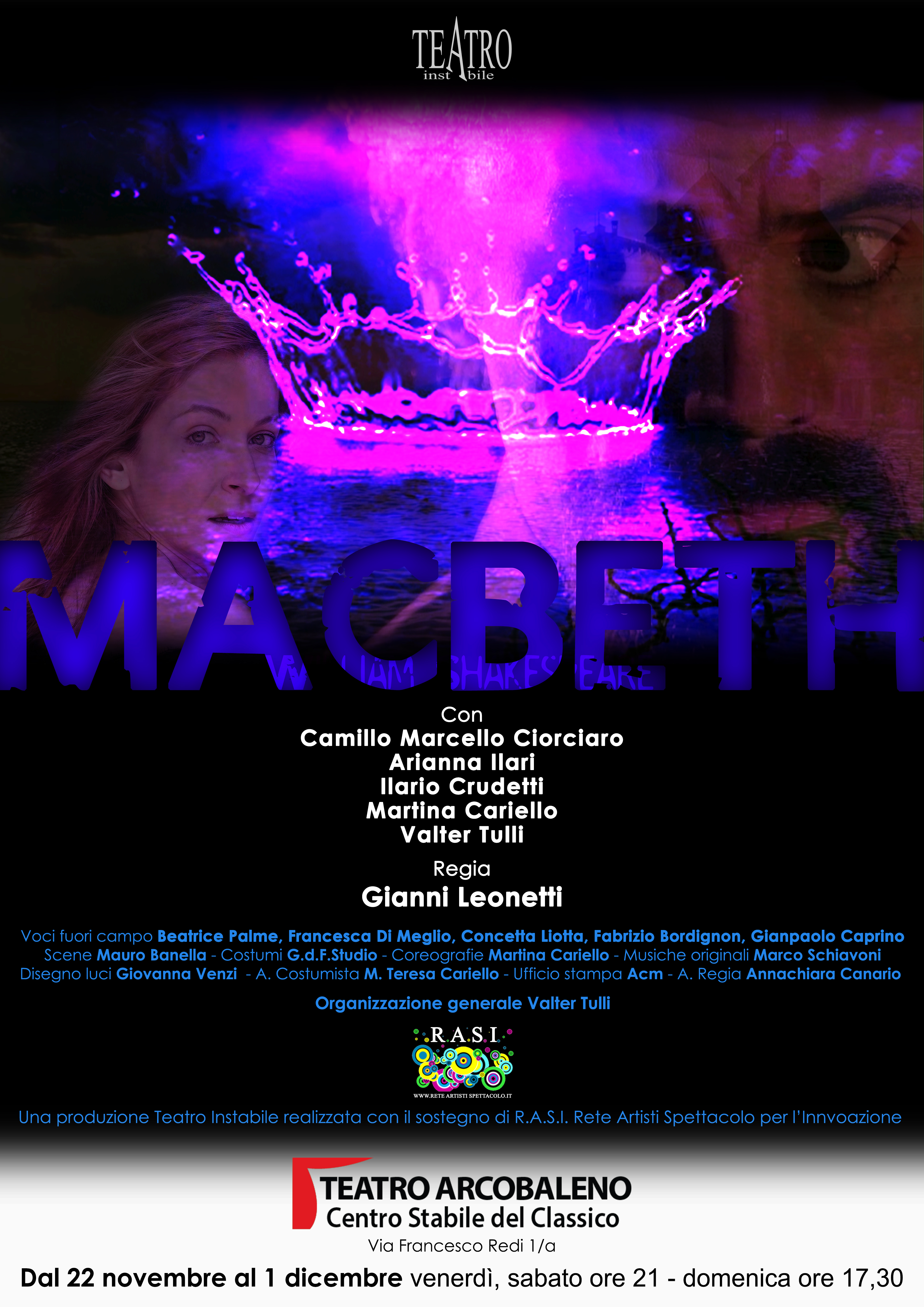 Macbeth, uno spettacolare racconto teatrale 